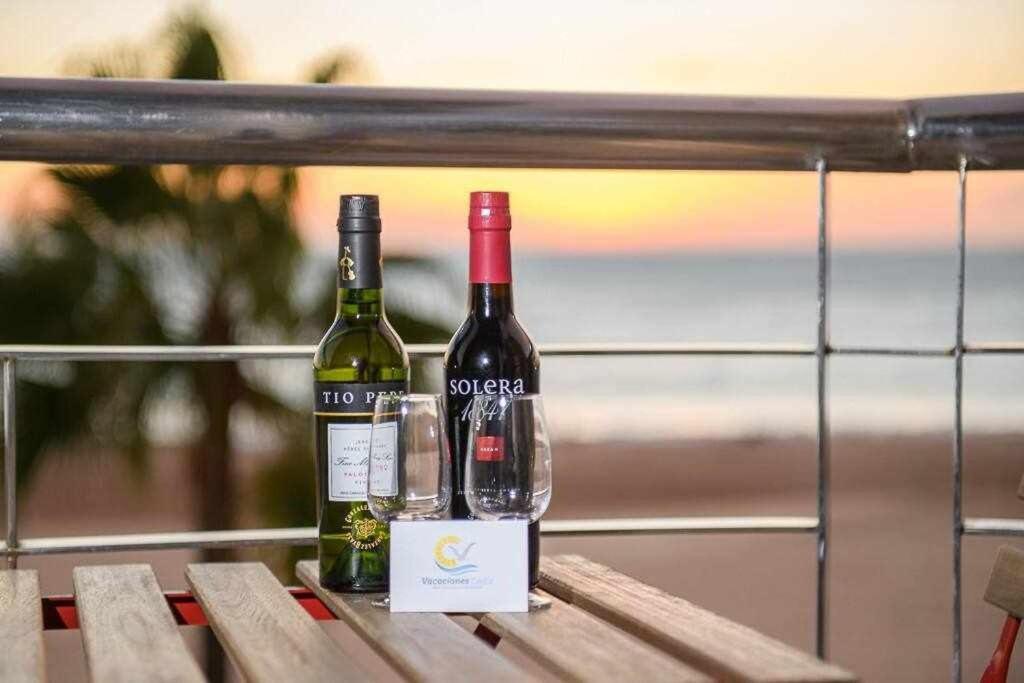 Preciado Apartamento Con Vistas Frontales Al Mar Cádiz Kültér fotó
